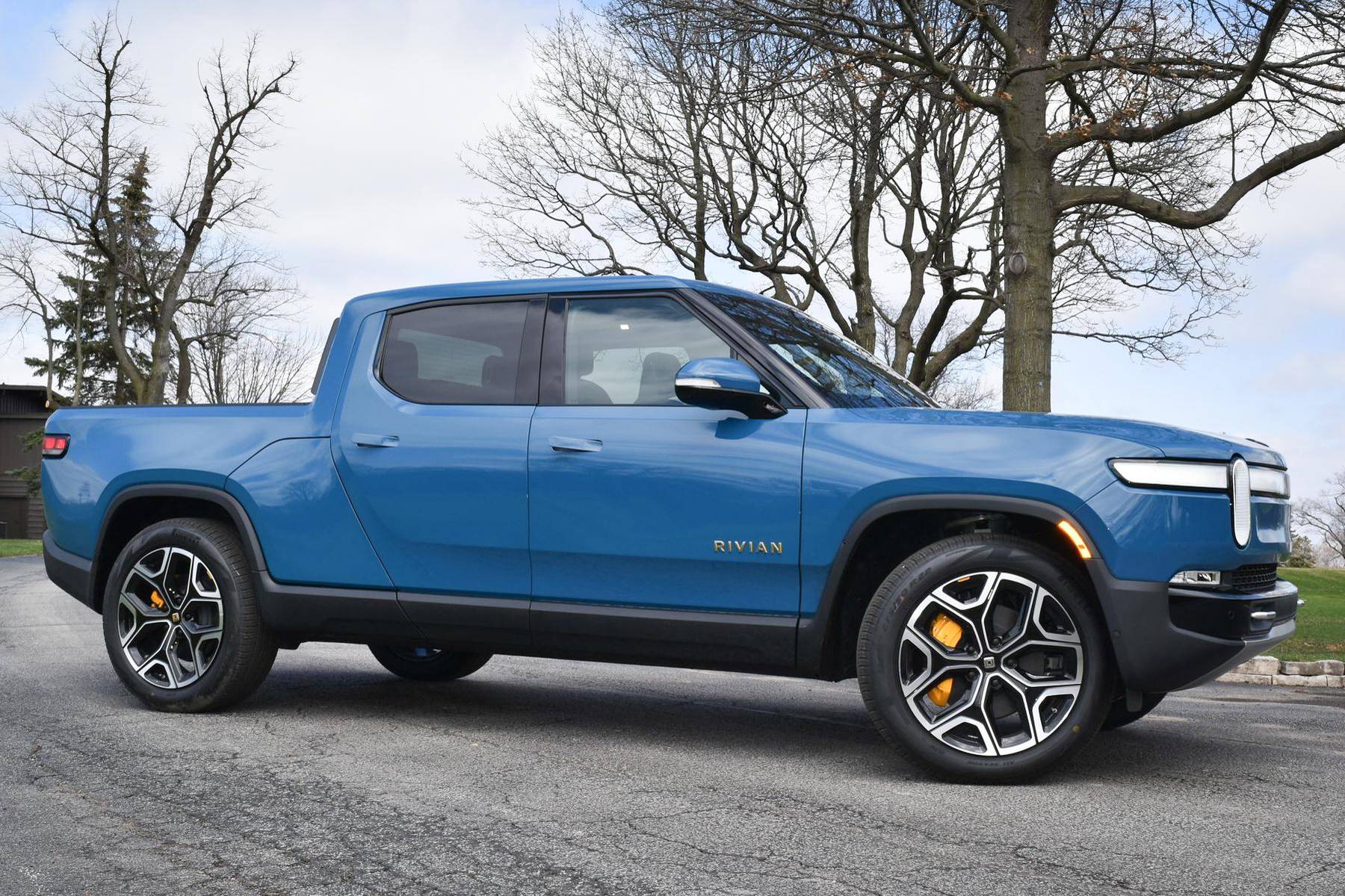 Rivian, the first fully electric pick up truck offered on the market