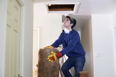 man-climbing-to-attic-with-insulation-wilcox-electric-dc