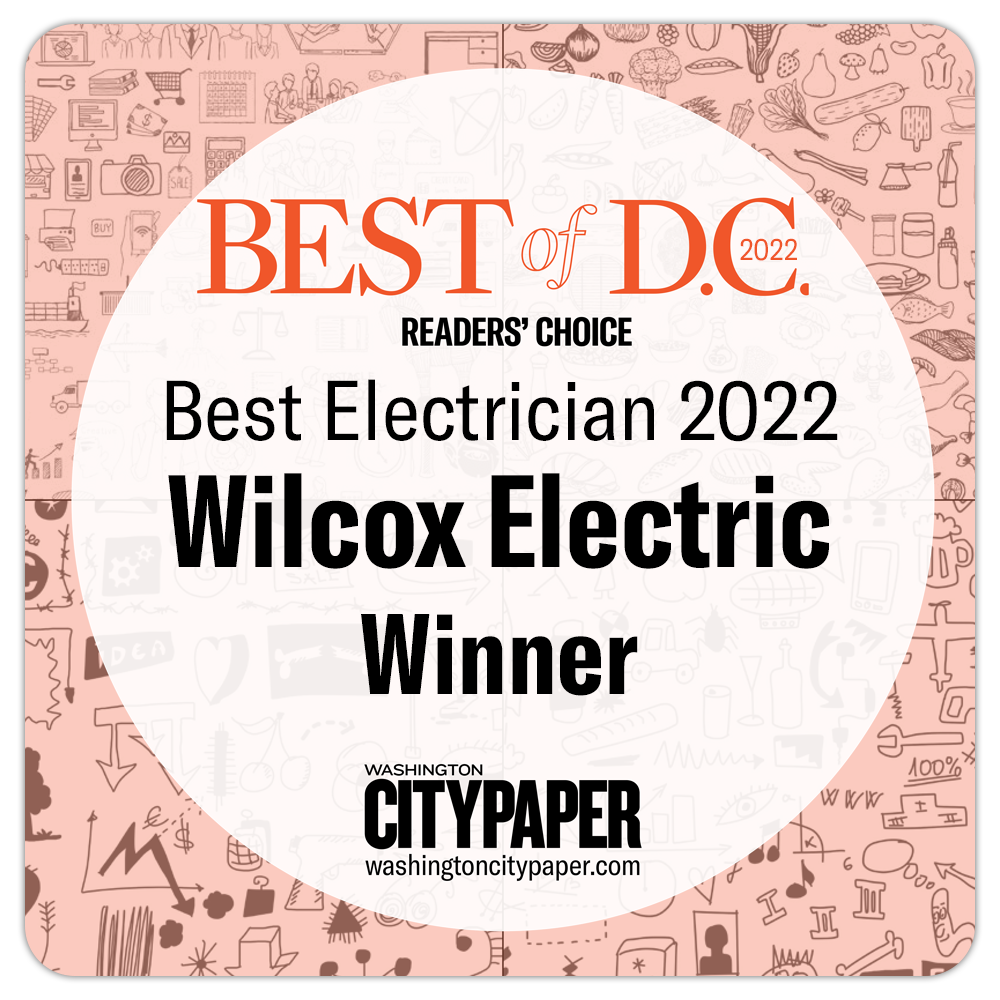 badge Best Electrician in DC Wilcox Electric 2022