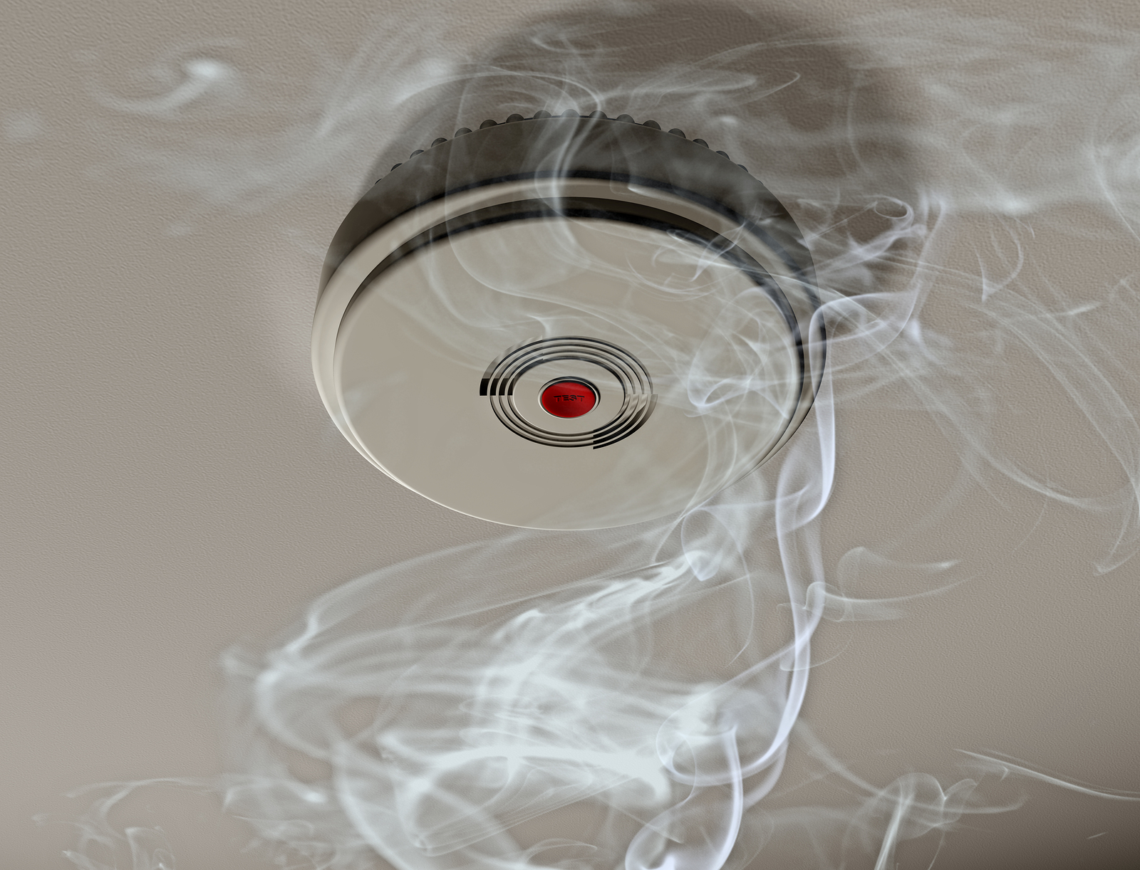 It's Time to Check the Smoke Alarms - Smoke Alarm on Ceiling_Wilcox Electric DC